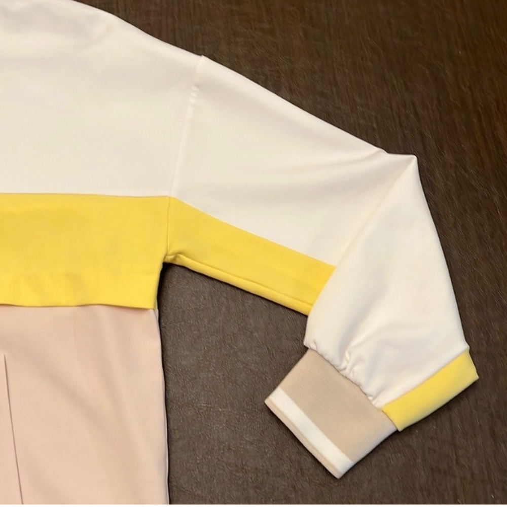 Zara Colorblock Half-Zip Hoodie-size large - Picture 2 of 6
